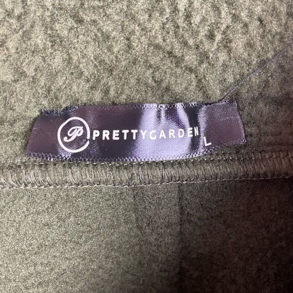 PrettyGarden Full Zip Long Fleece Jacket Size L EUC - Picture 10 of 11